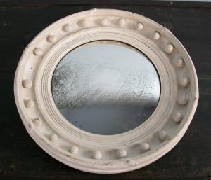  	Painted Regency Convex Mirror